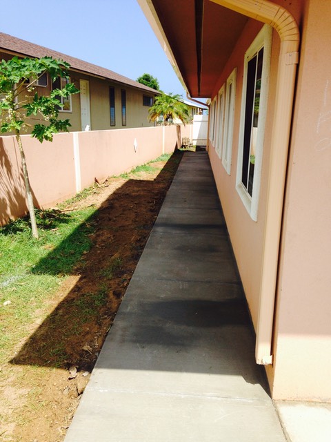 ADA sidewalk installed for evacuation at Lokelani Ohana